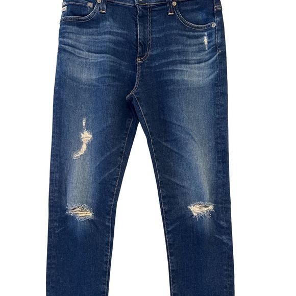 Adriano Goldschmeid AG-ED The Farrah High-Rise Skinny Ankle Jean 28R - Picture 3 of 13
